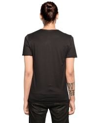 Giorgio Brato | Black Raw Cut Cotton Jersey T-shirt for Men | Lyst