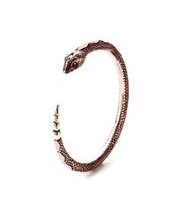 Pamela Love | Pink Rose Gold Serpent Bangle | Lyst