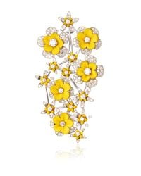 Wilfredo Rosado | Yellow 18k White Gold Diamond Brooch | Lyst
