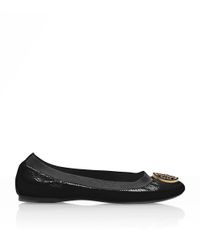 Tory Burch | Black Caroline Ballet Flat | Lyst