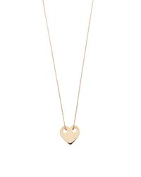 Ginette NY | Metallic Mini Heart Necklace | Lyst