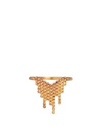 Maria Black | Metallic 'cascade' Gold Plated Ring | Lyst