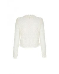 Temperley London | White Nomi Lace Crop Top | Lyst