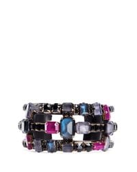 Erickson Beamon | Purple 'velvet Underground' Jewel Crystal Caged Cuff | Lyst