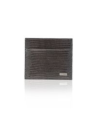 Dolce & Gabbana - Black Grey Iguana Skin Wallet for Men - Lyst