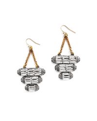 Lulu Frost - Metallic Elizabeth Drop Earring - Lyst