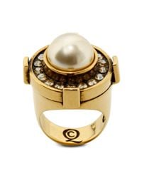 Alexander McQueen | Yellow Military Ring | Lyst