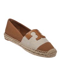 Tory Burch - Brown Veranda Leather Espadrilles - Lyst