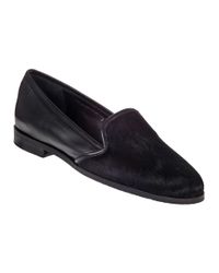 Jon Josef - Black Monica Calf-Hair and Leather Loafers - Lyst