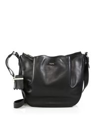 Tod's | Black Flower Small Crossbody Bag | Lyst