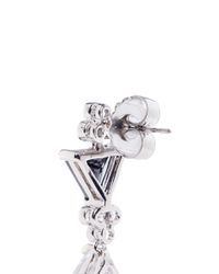 CZ by Kenneth Jay Lane | White Pear Cut Cubic Zirconia Drop Earrings | Lyst