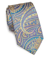 Ike Behar | Purple Paisley Silk Tie for Men | Lyst