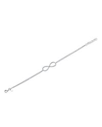 Anne Sisteron - 14kt White Gold Diamond Infinity Bracelet - Lyst