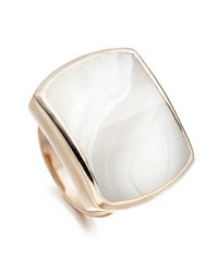 Monica Vinader | Pink Baja Square Ring | Lyst
