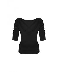 Temperley London | Black Thalia Top | Lyst
