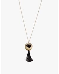 Need Supply Co. | Black Melia Tassel Necklace | Lyst