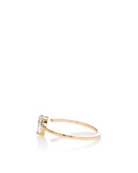 Mateo | Blue Open Aquamarine Dew Droplet Ring | Lyst