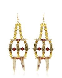 Anita Quansah London | White Midas Earrings | Lyst