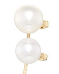 Delfina Delettrez | Metallic Gold Multi Pearl Earring | Lyst