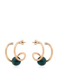 Uribe | Green Christer Earrings | Lyst