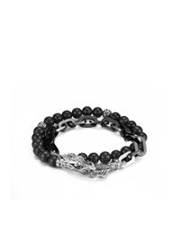 John Hardy | Naga Wrap Bracelet With Black Onyx for Men | Lyst