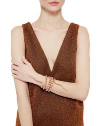 Paula Mendoza | Pink Rose Gold Double Nereus Bubble Bracelet | Lyst