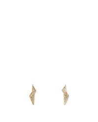 Rebecca Minkoff | Metallic Crystal Pave Double Triangle Earring | Lyst