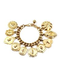 Lulu Frost | Metallic Victorian Plaza Charm Number Bracelet | Lyst