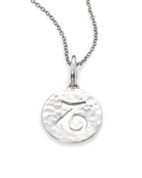 Ippolita | Metallic Sterling Silver Hammered Zodiac Charm | Lyst