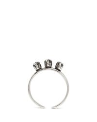 Philippe Audibert | Metallic 'paola' Swarovski Crystal Ring | Lyst
