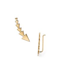 Jennifer Zeuner | Gold Tyler Ear Climbers | Lyst