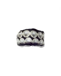A'n'd - Black Puffa 2 Pearl Cuff - Lyst