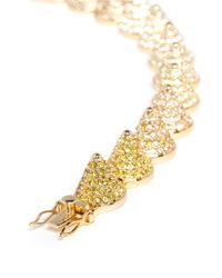 Eddie Borgo | Metallic Crystal Pavé Cone Bracelet | Lyst