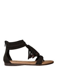 Minnetonka | Brown 'kilty' Suede Moccasin | Lyst