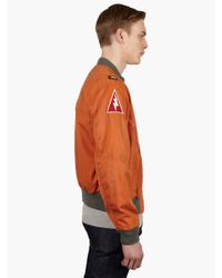 Polo Ralph Lauren | Orange Mens Reversible Flight Jacket for Men | Lyst