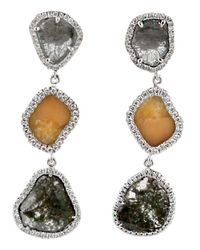 Monique Péan - White Sunburst Earrings - Lyst