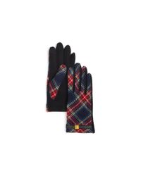 Pink Pony | Black Lauren Tartan Tech Gloves | Lyst