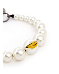 Venessa Arizaga | White 'going Bananas' Bracelet | Lyst