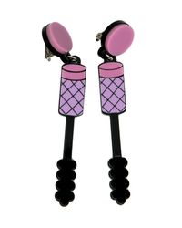 Yazbukey | Pink Mascara Earring | Lyst