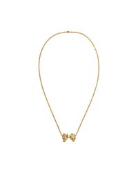 Alexander McQueen | Metallic King And Queen Pendant | Lyst