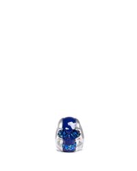 Alexander McQueen | Blue Stripe Skull Ring | Lyst