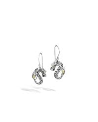 John Hardy | Metallic Legends Naga Dragon Drop Earrings | Lyst