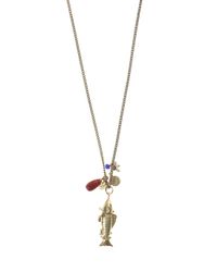 Isabel Marant | Metallic Lucky Charm Necklace | Lyst