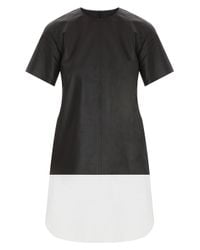 T By Alexander Wang | Black Matte Top | Lyst