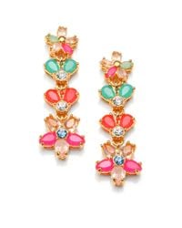 kate spade new york | Multicolor Floral Drop Earrings | Lyst