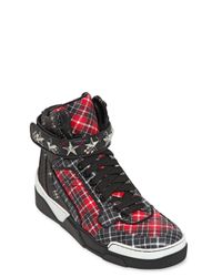 givenchy red high top sneakers