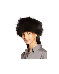 Inverni | Black Coyote Fur Hat | Lyst