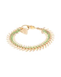 Lizzie Fortunato | Green Gold Scale Bracelet | Lyst