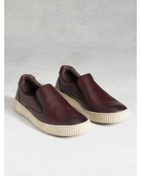 John Varvatos | Red Bedford Slip-on Sneaker for Men | Lyst