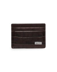 Michael Kors | Brown Croc-embossed Leath for Men | Lyst